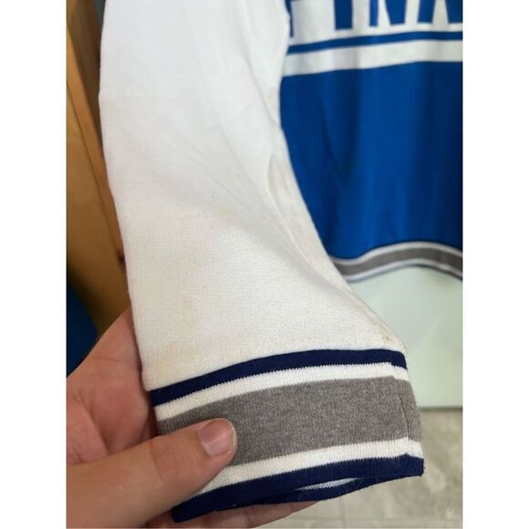 Pink By Victorias Secret Multicolored Crewneck Woman’s Size Small Flaws Stained - Picture 6 of 13